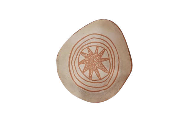 Pires sgrafito engobe branco 04