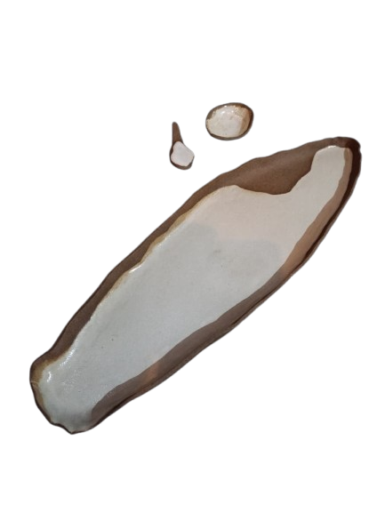 Petisqueira orgânica barca branca