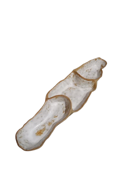 Petisqueira orgânica trio branca  01