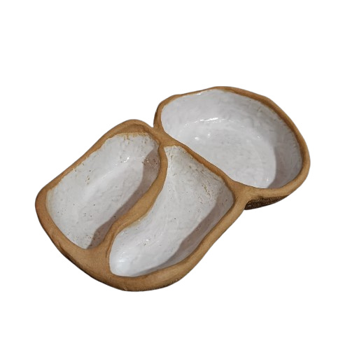 Petisqueira orgânica trio branca  02