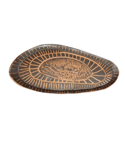 Prato sgrafito engobe preto 01