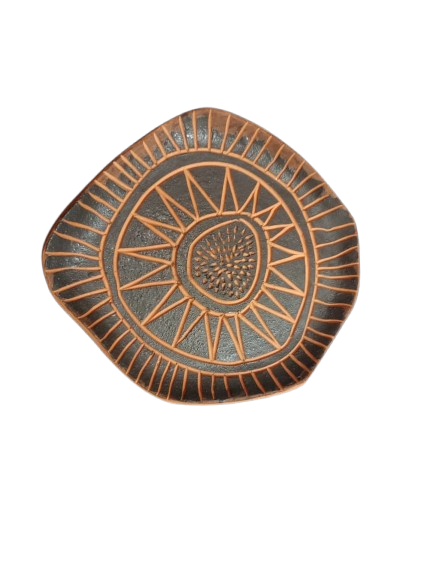 Prato sgrafito engobe preto 05