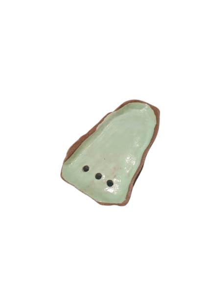 saboneteira de salto verde