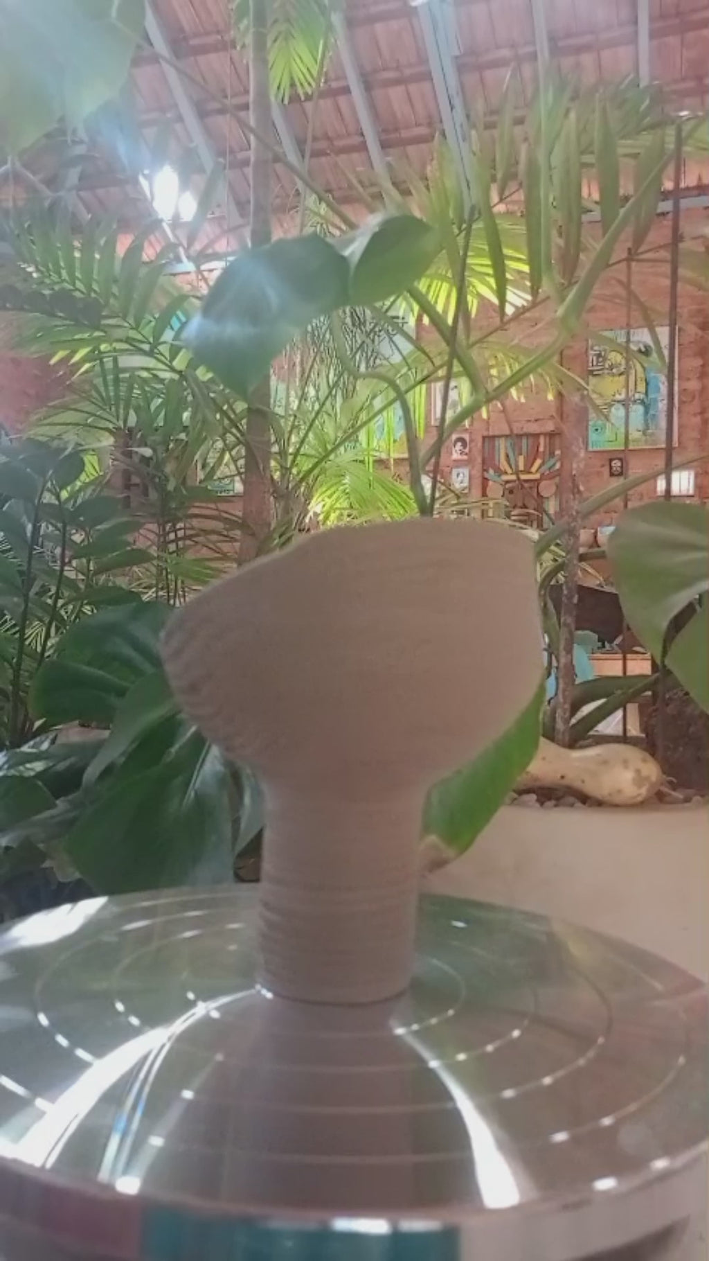 Vaso texturizado azul